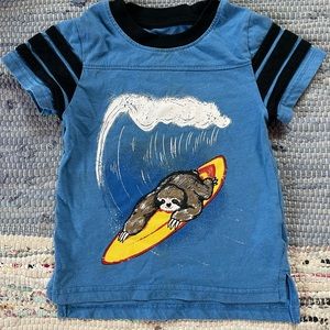 Surfing Sloth Tshirt Cat&Jack 2T